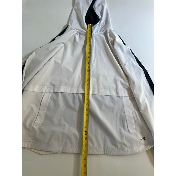 Under Armour Storm Loose Pullover Anorak Jacket Womens Size XL White Half Zip - Picture 4 of 16